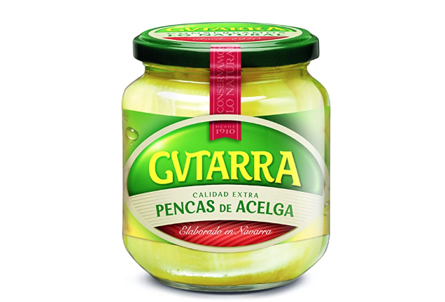 Pencas de acelgas, tortilla francesa  y espella con lentejas